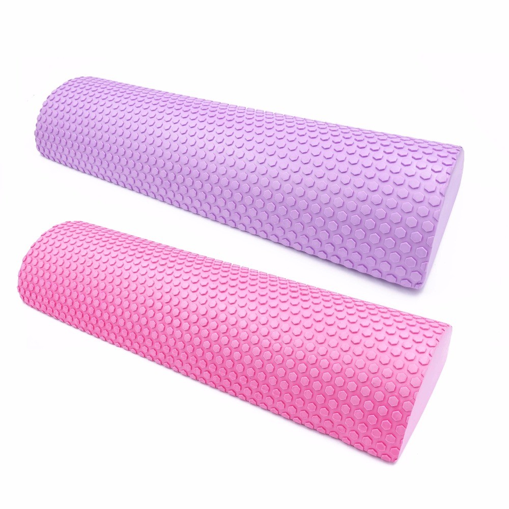 vHigh Density Half Foam Roller , Body Massage Roller Fitness Equipment Balance Pad