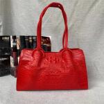 Genuine Alligator Leather Lady Large Totes Exotic Crocodile Skin Female Top