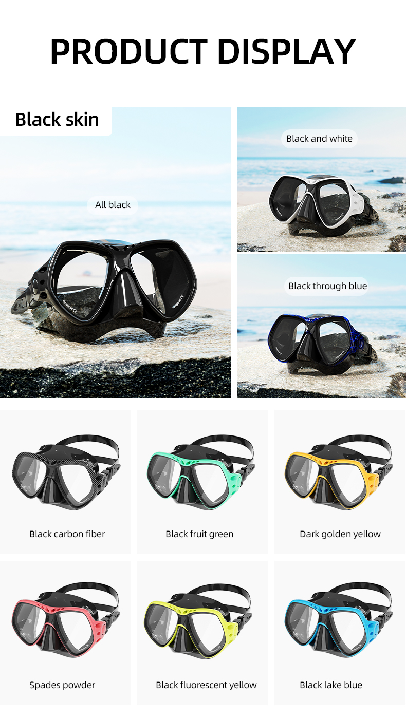 Anti Fog Diving Double Lens Snorkeling Goggles Mask Swimming Accessories