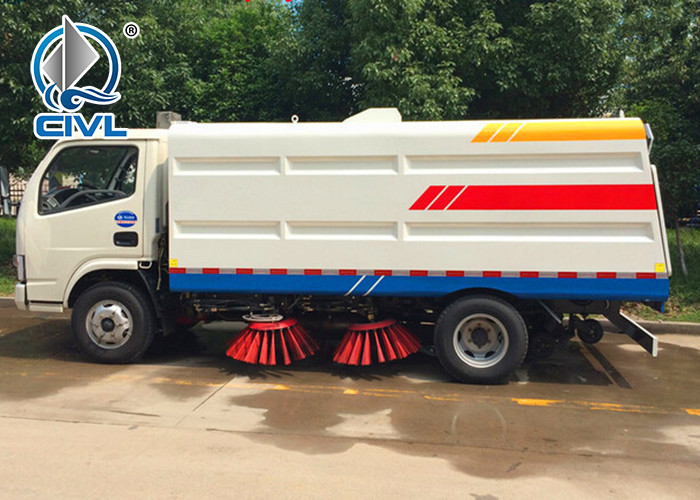 New Light Road Sweeper Truck With Stainless Steel 5m³ GarbageTank 1100L Water Box With Good Price