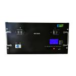 Black Solar Energy Storage Lifepo4 Battery 48V 100Ah Wall Mounted
