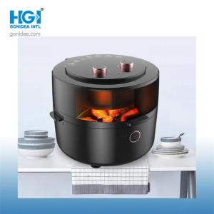 Quality Black Manual Crisp Countertop Convection Oven 8L 1350W wholesale