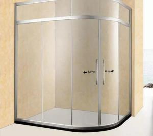 Quality Curved Shower Tempered Glass 8mm Solid Anti Glare Coating SGS wholesale