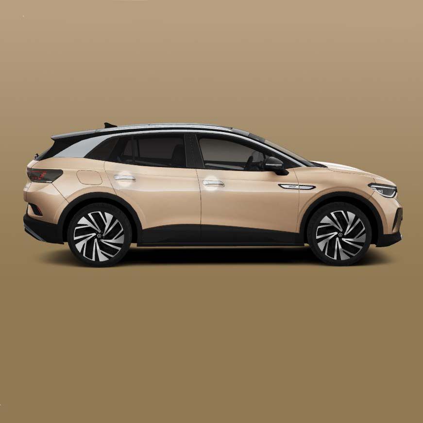 The Hot New 2022 Volkswagenwerk Vw Id4 Crozz High Speed Used Electric Vehicles Fast Premium Volkswa Ev New Car
