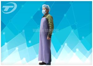 Quality Splash Proof Disposable Plastic Aprons Waterproof 43 gsm , different thickness wholesale