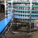 Bakery Used Spiral Cooling Tower Bread Freezer Belt with CE Manufacturer