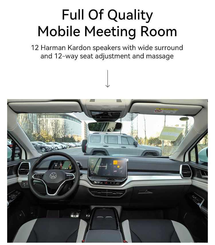 Fuel 100% Electric 7 Seat Electric Car VW ID6 CROZZ LITE PRO 2023 Road Legal Energy Vehicle