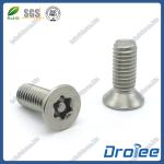 Stainless Steel 304 Torx Tamper Proof Screws Countersunk Head