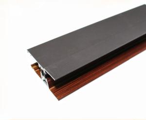 Quality Home Furniture Accessories Wood Finish Aluminium Profiles Shaped Customized wholesale