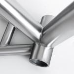 27.7er Titanium Bike Frame MTB Long Tour Travel Fram With 192mm Dropout Distance