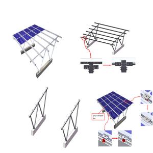 Quality Waterproof Design TOP VIP 0.1 dollar Support System Solar Power Parking Lot Residential Solar Panel Carport Systems wholesale