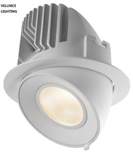 15W Led Recessed Downlight , 100mm Warm Recessed Exterior Downlights