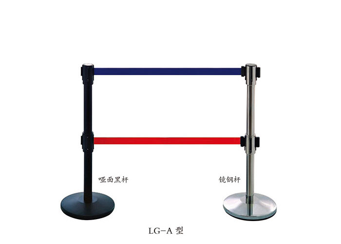 Stainless Steel Railing Stand Silver/Golden Crowd Control Stanchion with Tabby Retractable Belt Rust-Resistant