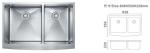 Elegant Double Kitchen Sink American Style Commercial Stainless Steel Sink 810mm