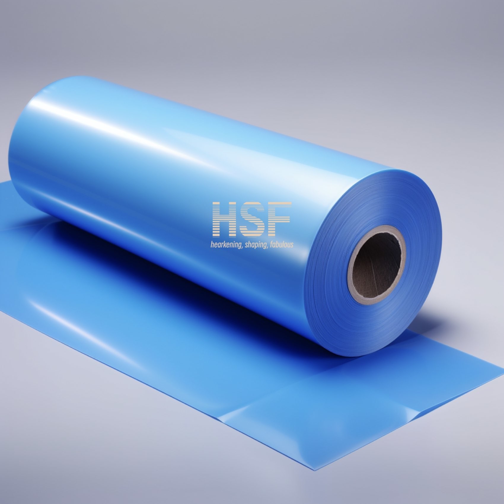 20um Coated PET Non Silicone Release Film Translucent Blue