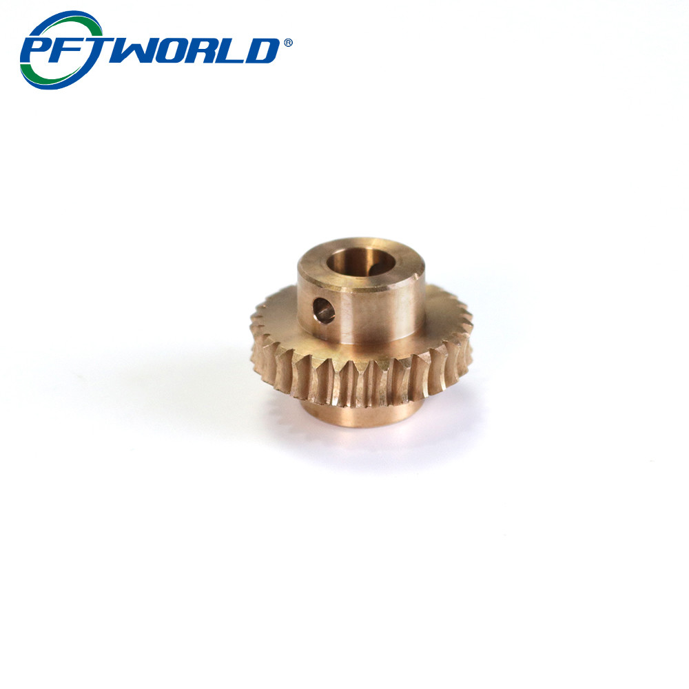 Custom Precision CNC Machining Milling Turning Brass Bronze Parts Worm Gear