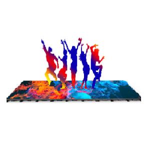 Quality P2.97 Indoor Dance Floor LED Display Interactive High Load Bearing For Stage wholesale