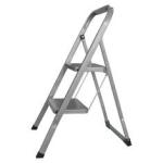 Domestic Safety Steel Folding Step Stool Space Saving 2 Steps