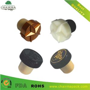 Quality Plastic cap synthetic cork wine bottle stopper wholesale
