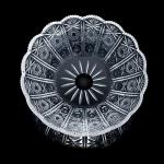 Antique Glass Wash Basin Bowl Round Counter Top Italian Design Artistic