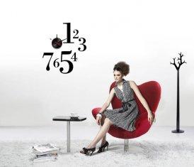 Quality Vinyl Wall Sticker Clock 10A013 Numbers Wall Decoration wholesale