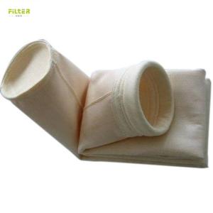 Quality Acrylic Polyester Nomex Needle Felt Filter Bag 550GSM For Industrial Dust wholesale