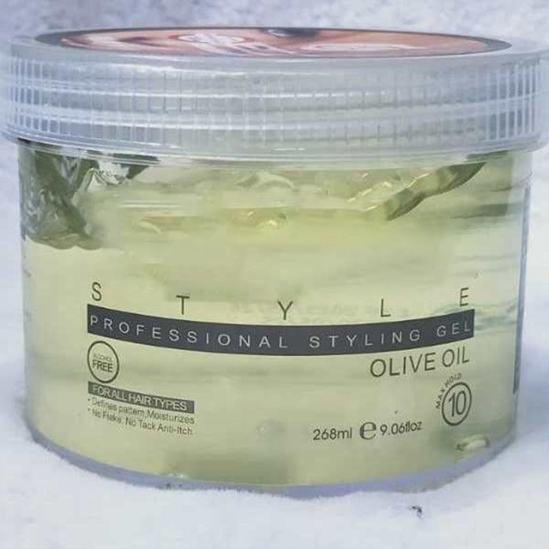 Paraben-Free Herbal Gel with Strong Hold and Natural Styling OEM Professional 268ml