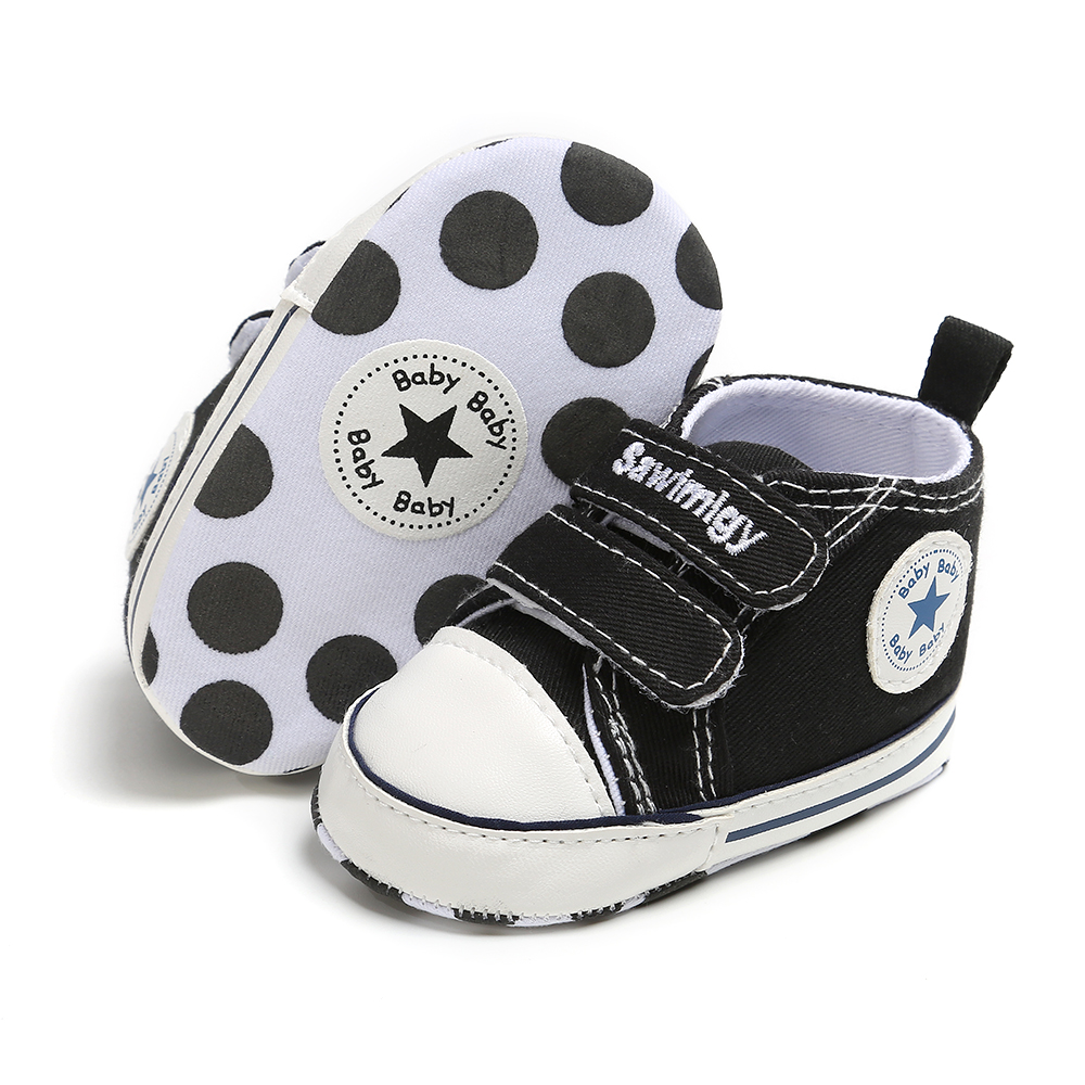 Canvas soft-sole anti slip 0-2 years boy and girl Outdoor walking Baby shoes