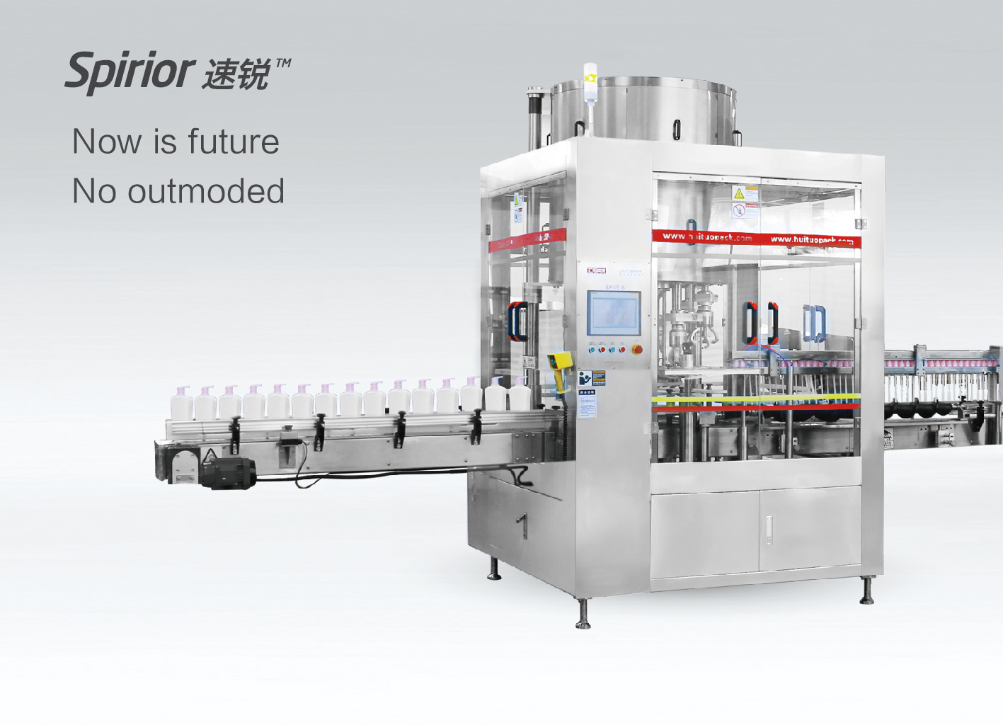 Chemical Glass / Plastic Bottle Screw Capping Machine