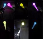 LED Theatre Spotlights , 330W LED Follow Spot Light With Stand / Flight Case