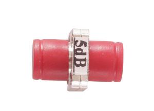 China Red FC Fixed Optical Attenuator For Communication Network Easy Installation on sale