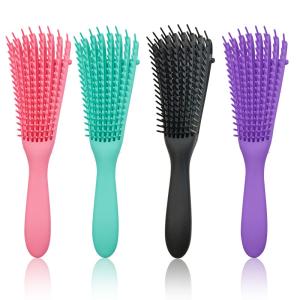 Quality Detangling Hair Brush Curly Bristle Nylon Tooth Adjustable Hair Styling Brush wholesale