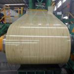 0.5x1000 Prepainted Wood Grain Coated Steel Coil Used For Indoor Furniture