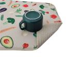 Fast Drying Stripe Cloth Kitchen Utensil Microfiber Dish Mat Quick Dry