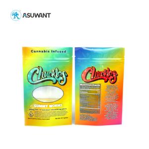 Quality Candy Stand Up Pouch Bag Medical Weed Small Gummies CBD Packaging wholesale