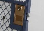 Commercial Wire Mesh Partition Panels Full Height Wire Cage Door 230 Lbs Weight