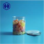 Transparent Airtight PET Easy Open Cans Plastic / PET Food Can For Leak Proof