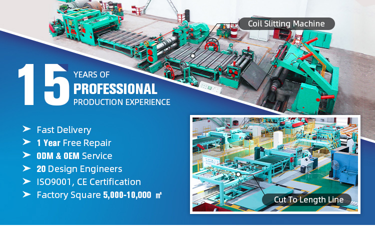 Slitting And Cut To Length Lines Precise Metal HR Coil Cutting Machine