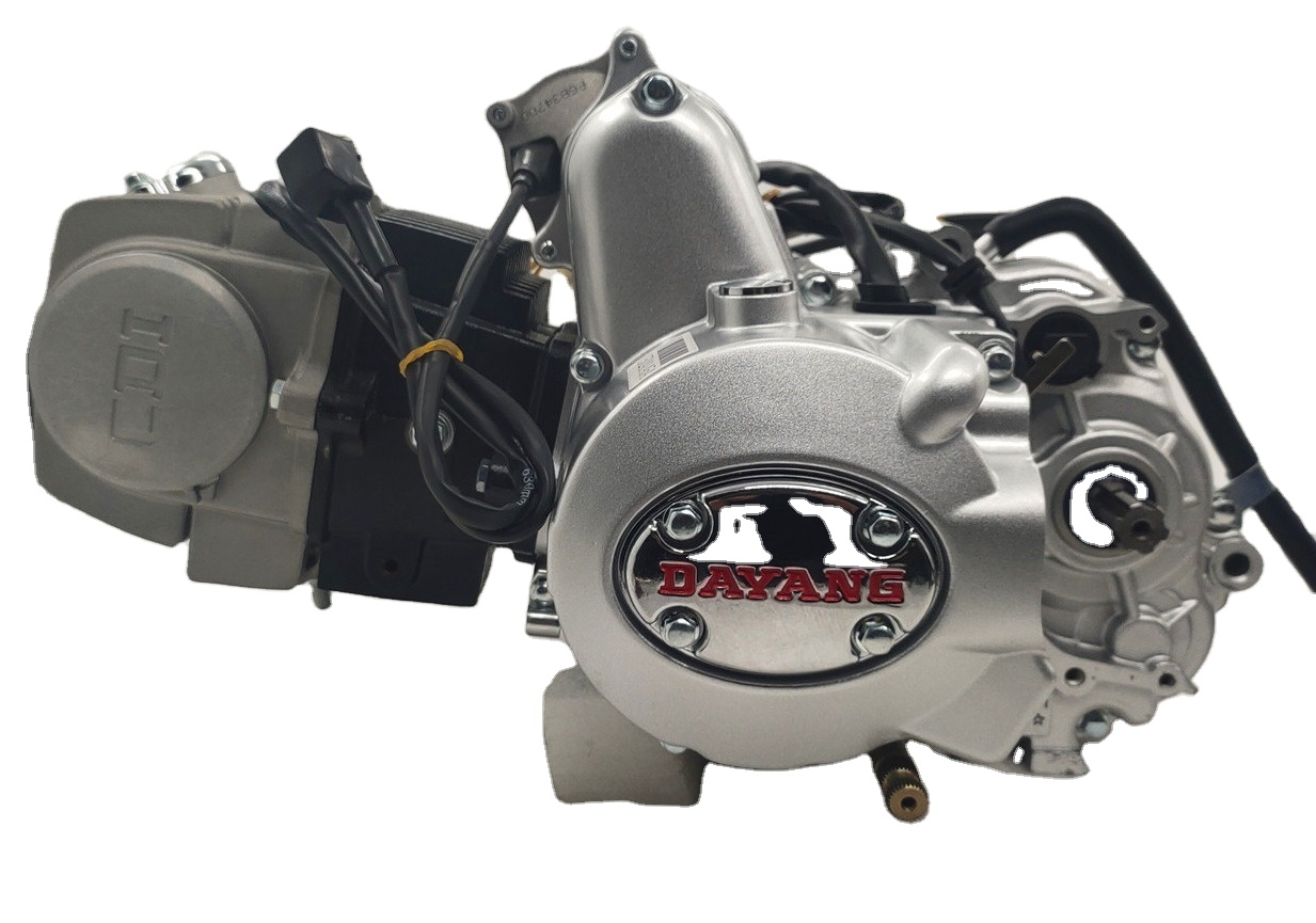 Silver DAYANG LIFAN 125CC Nature AIR-cooled Motorcycle Engine Assembly 3 Wheel Cargo Tricycle Single Cylinder Style Origin