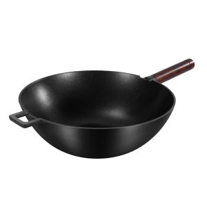 Quality 2.3kg Kitchen Frying Pans ILAG Coating 32cm Non Stick Wok With Lid wholesale