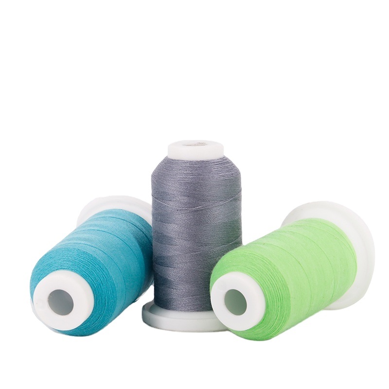 100g Net Weight Sewing Thread Kangfa Glow in the Dark Polyester Luminous Embroidery