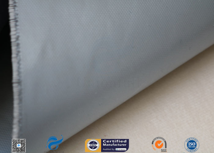 Plain Weave Thermal Insulation Materials Silicone Coated Fiberglass Fabric