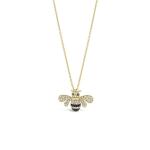 Classic Style Solid Gold Clarity CVD Round Cut Bezel Lab Grown Diamond Necklace