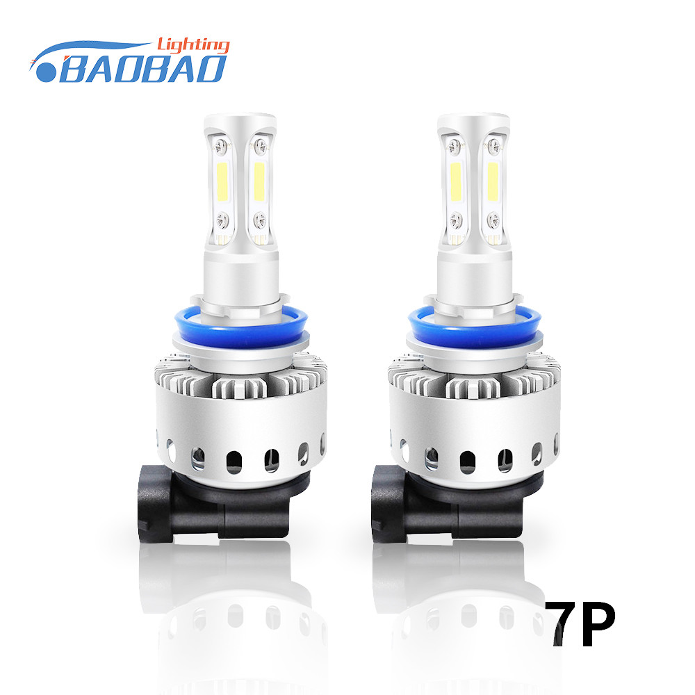 7P 45W 6000Lumen high power all in one canbus car led headlight