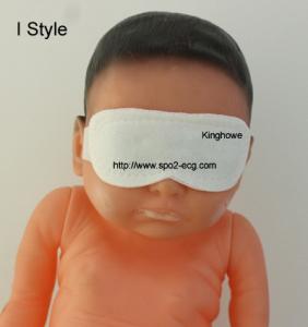 Quality Medical Surgical Phototherapy Eye Mask Sweat Absorption With Hook Section wholesale