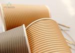 Heat Insulated Biodegradable Paper Cups , Disposable Cups For Hot Drinks