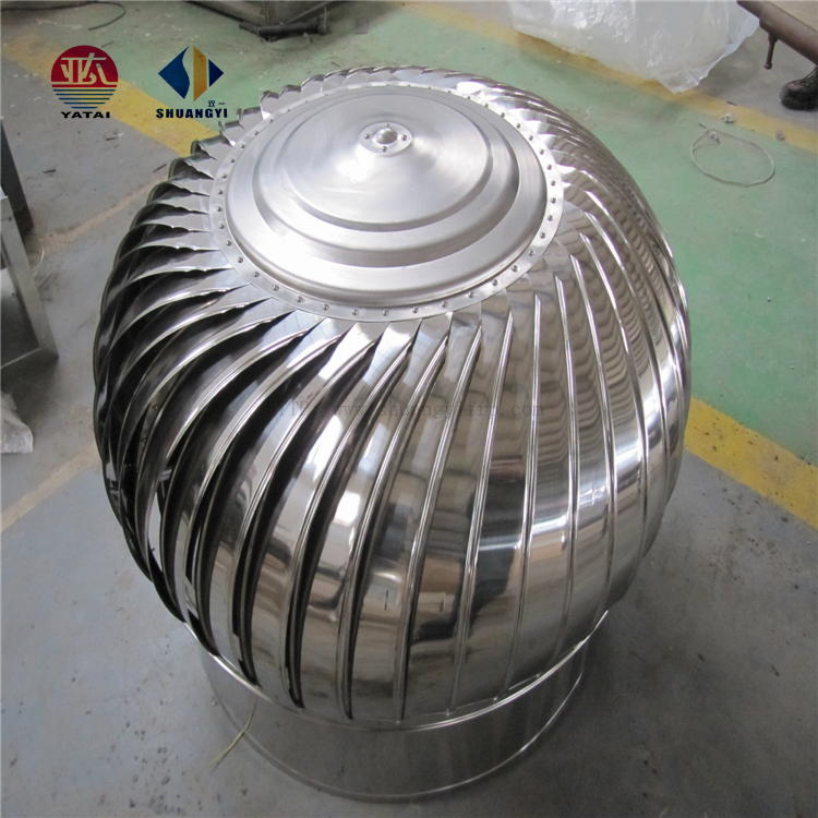 Construction Works Wind Power Roof Turbine Ventilation Fan without Electricity
