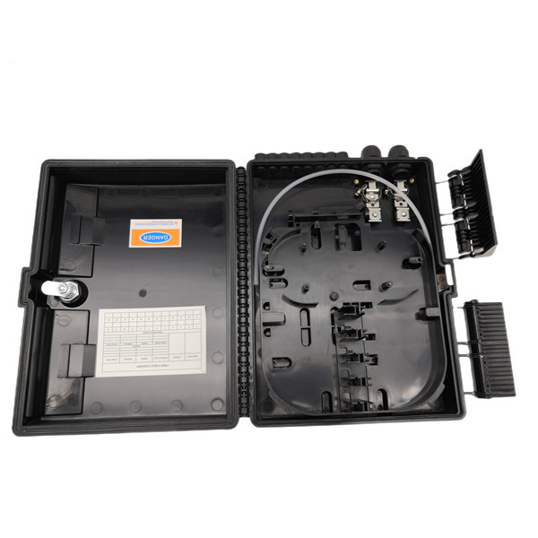 16 Core Black Carton Fiber Optic Distribution Box for FTTH Wall Mounted Terminal Box