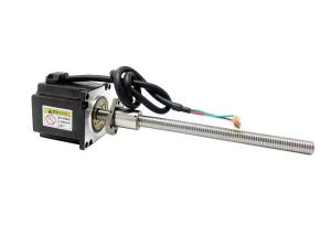 China Nema 23 57mm Hybrid Ball Screw Stepper Motor 1.8° Step Angle 4 Lead Wires For Medical Diagnostic Equipment on sale