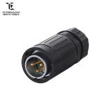 YA Automatic Spring Cover Series Metal Male Panel Mount Female Socket Circular